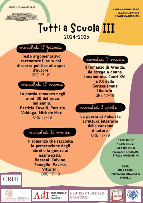 Locandina e programma eventi